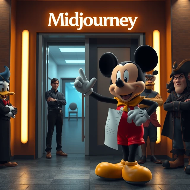 Голливуд против ИИ: Disney и Universal начали войну с Midjourney